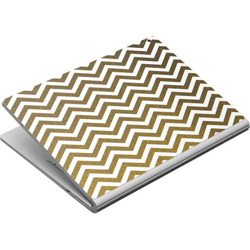 Gold Chevron Surface Book Skin
